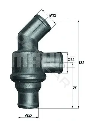Термостат KNECHT/MAHLE TH1680
