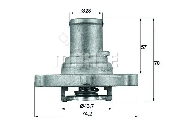 Термостат KNECHT/MAHLE TI12287D