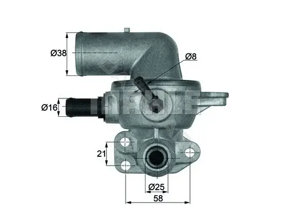 Термостат KNECHT/MAHLE TI13388D