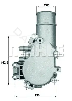 Термостат KNECHT/MAHLE TI13684