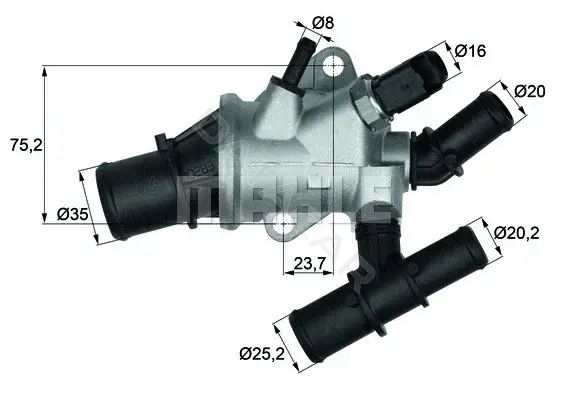 Термостат KNECHT/MAHLE TI16288