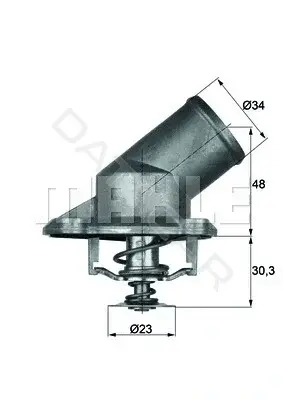 Термостат KNECHT/MAHLE TI22492