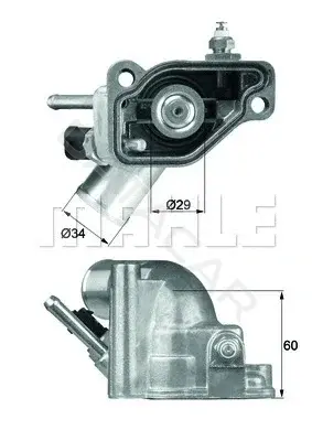 Термостат KNECHT/MAHLE TI592