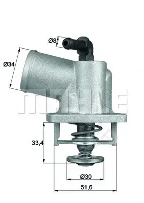 Термостат KNECHT/MAHLE TI5592D