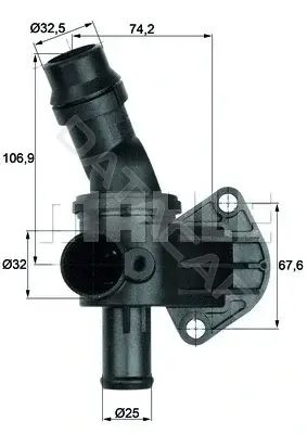 Термостат KNECHT/MAHLE TI887