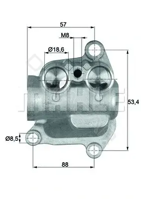 Термостат KNECHT/MAHLE TO12100