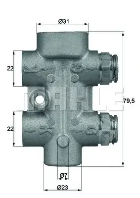 Масляный термостат KNECHT/MAHLE TO880
