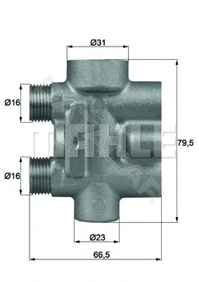 Масляный термостат KNECHT/MAHLE TO975
