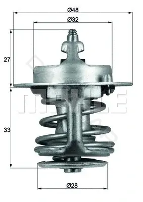 Термостат KNECHT/MAHLE TX6388