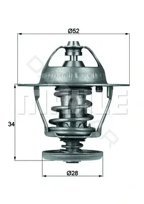 Термостат KNECHT/MAHLE TX6888D