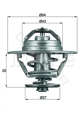 Термостат KNECHT/MAHLE TX9379D