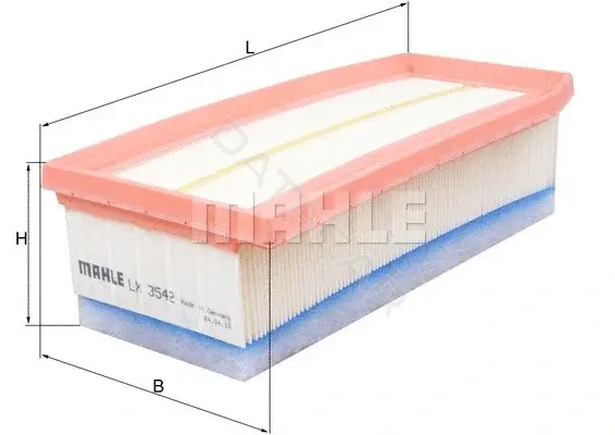 Воздушный фильтр KNECHT/MAHLE LX3542