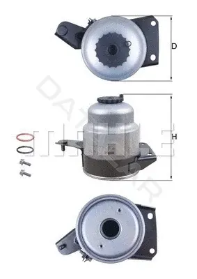 Топливный фильтр KNECHT/MAHLE KL829D