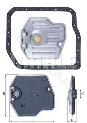 Масляный фильтр KNECHT/MAHLE HX245D