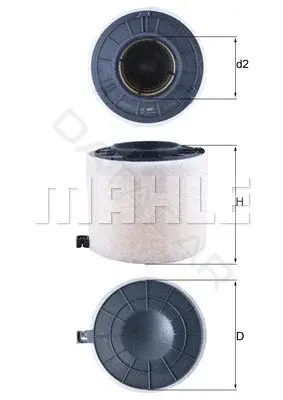 Воздушный фильтр KNECHT/MAHLE LX4410