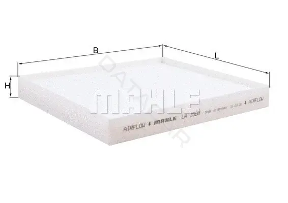 Фильтр салонный KNECHT/MAHLE LA1505