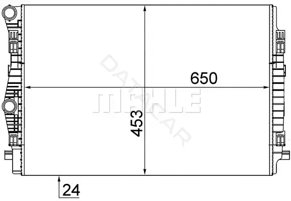 Радиатор охлаждения KNECHT/MAHLE CR2055001S