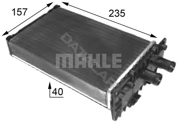 Радиатор печки KNECHT/MAHLE AH48000S