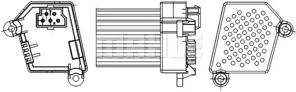 Резистор печки KNECHT/MAHLE ABR33000S