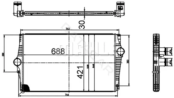 Интеркулер KNECHT/MAHLE CI520000S