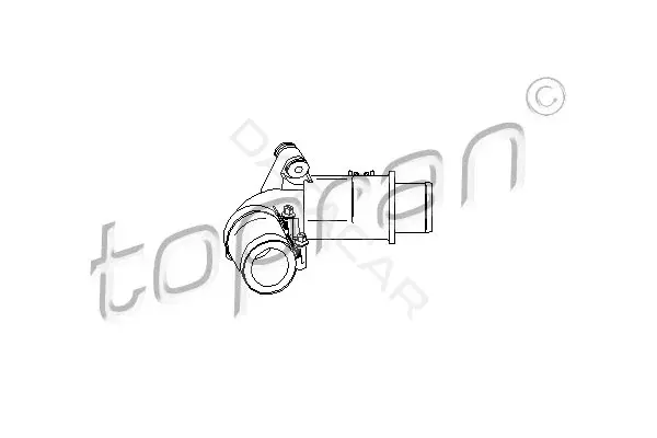 Патрубок интеркулера TOPRAN 700684