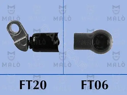 Амортизатор крышки багажника, капота, заднего стекла MALO 127384