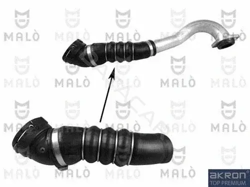 Патрубок интеркулера MALO 27326A