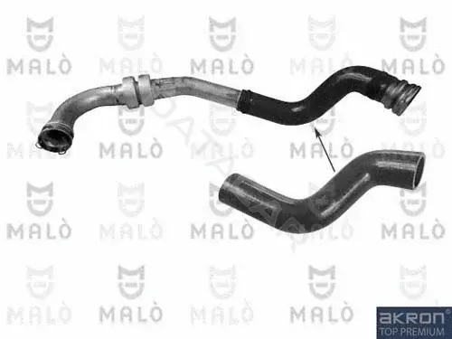 Патрубок интеркулера MALO 33070SIL
