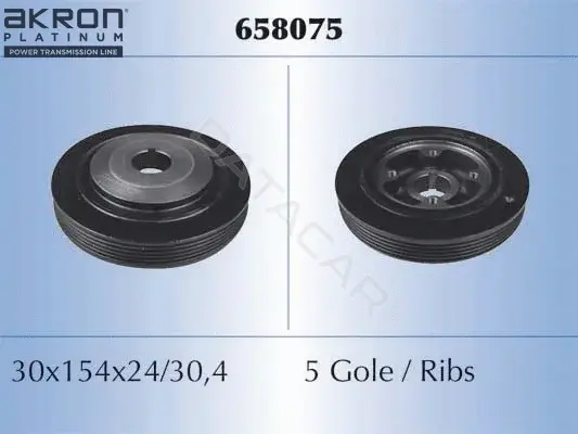 Шкив коленвала MALO 658075