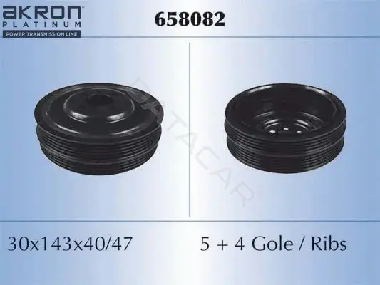 Шкив коленвала MALO 658082