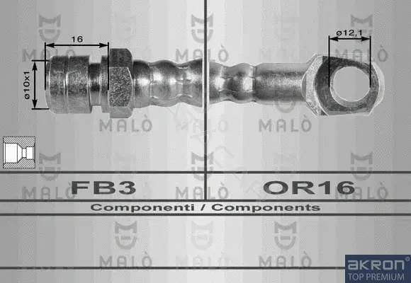 Тормозные шланги MALO 8014
