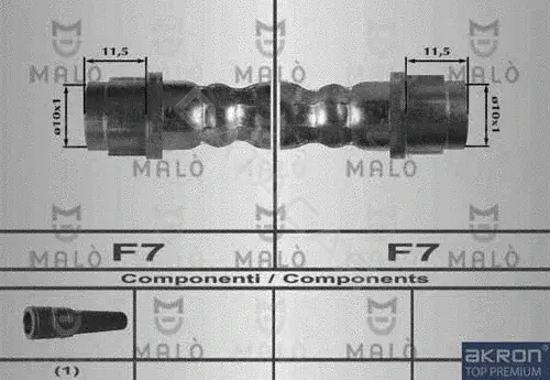 Тормозные шланги MALO 80253