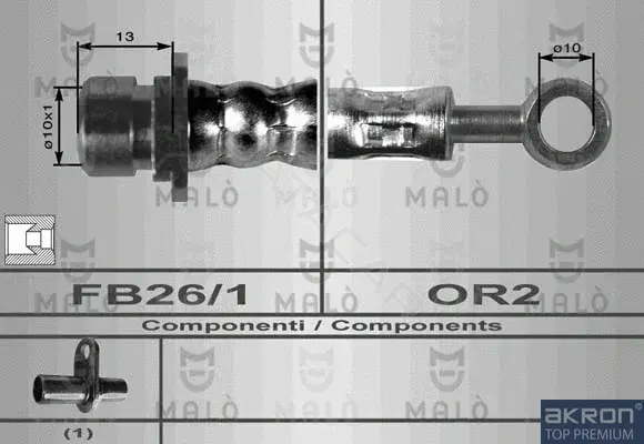Тормозные шланги MALO 8069