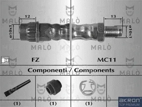Тормозные шланги MALO 80741