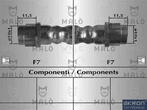 Тормозные шланги MALO 81065