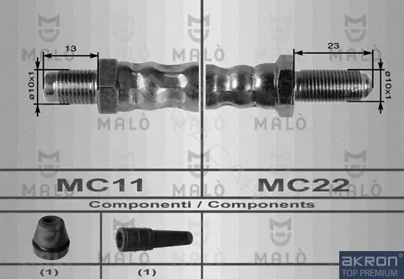 Тормозные шланги MALO 8461