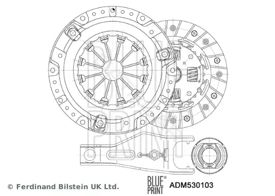 Комплект сцепления BLUE PRINT ADM530103