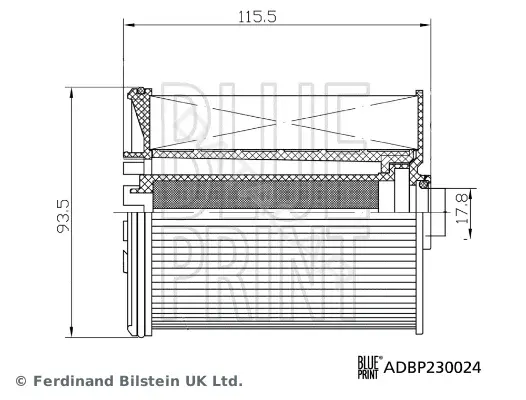 Топливный фильтр BLUE PRINT ADBP230024