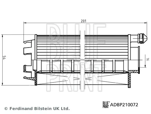 Масляный фильтр BLUE PRINT ADBP210072