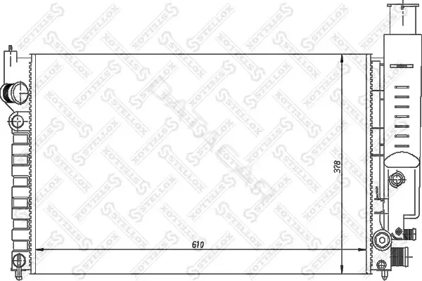 Радиатор охлаждения STELLOX 10-25126-SX