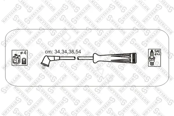 Высоковольтные провода STELLOX 10-38018-SX
