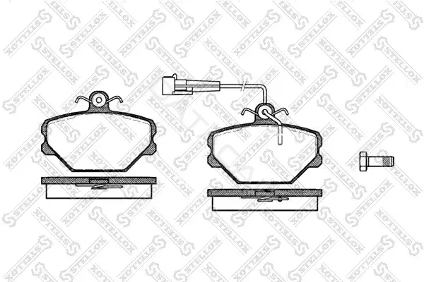 Тормозные колодки STELLOX 275002-SX