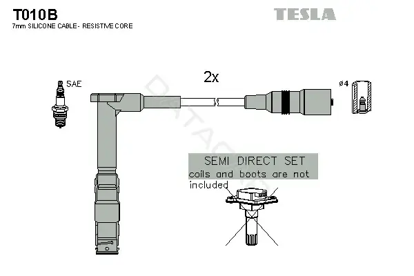 Высоковольтные провода TESLA T010B