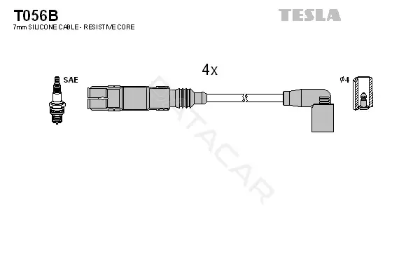 Высоковольтные провода TESLA T056B