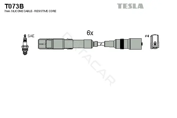 Высоковольтные провода TESLA T073B