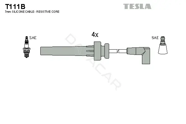 Высоковольтные провода TESLA T111B
