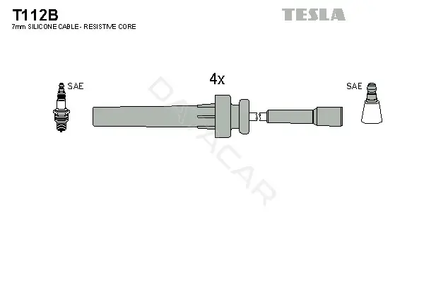 Высоковольтные провода TESLA T112B