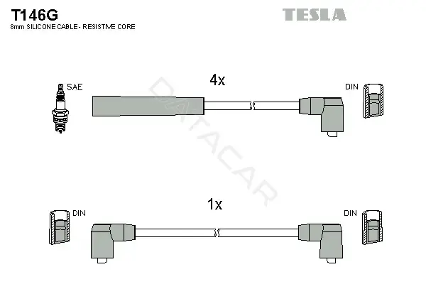 Высоковольтные провода TESLA T146G