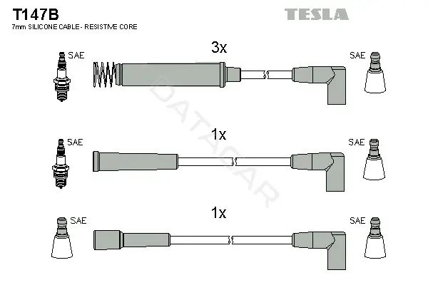Высоковольтные провода TESLA T147B
