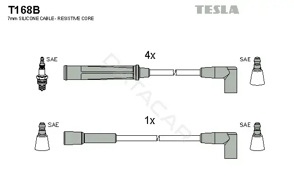 Высоковольтные провода TESLA T168B